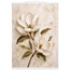 Gilded Magnolia, flowers and botanical. Archival fine art poster shown framed.
