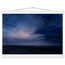 Blue Hour Field: night, horizon and deep blue. Fine art poster by The Light Stays.