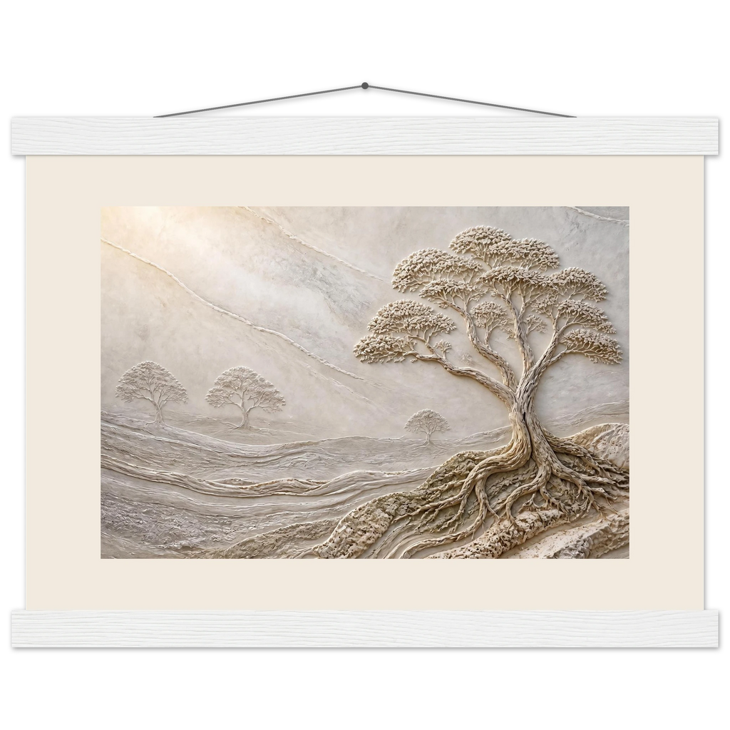 Old Growth: petra and herbarium. Museum-quality fine art poster.