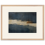 Ivory Crossing, abstract, ivory and serene lines. Archival framed fine art print shown framed.