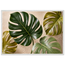 Four Greens: leaves, vivid green and impasto. Framed fine art print by The Light Stays.
