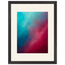 Wine Hour: gradient, dusk and deep color. Framed fine art print.