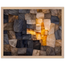 Citrine Seam, lumen and siena. Archival framed fine art print shown framed.