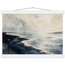 Tidal Ink: sea and coastal landscape. Museum-quality fine art poster.