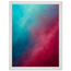 Wine Hour: gradient, dusk and deep color. Museum-quality framed fine art print.