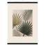 Carved Fronds, impasto, leaves and sand tones. Archival fine art poster shown framed.