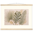 Three Leaves: botanical and nature. Fine art poster by The Light Stays.