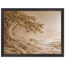 Sandstone Dawn, lumen and siena. Archival framed fine art print shown framed.