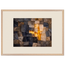 Citrine Seam: lumen and siena. Museum-quality framed fine art print.