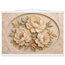 Peonies in Stone, flowers and botanical. Archival fine art poster shown framed.