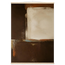 Terracotta Diptych, Panel II of II: two panels, terracotta and cream. Museum-quality fine art poster.