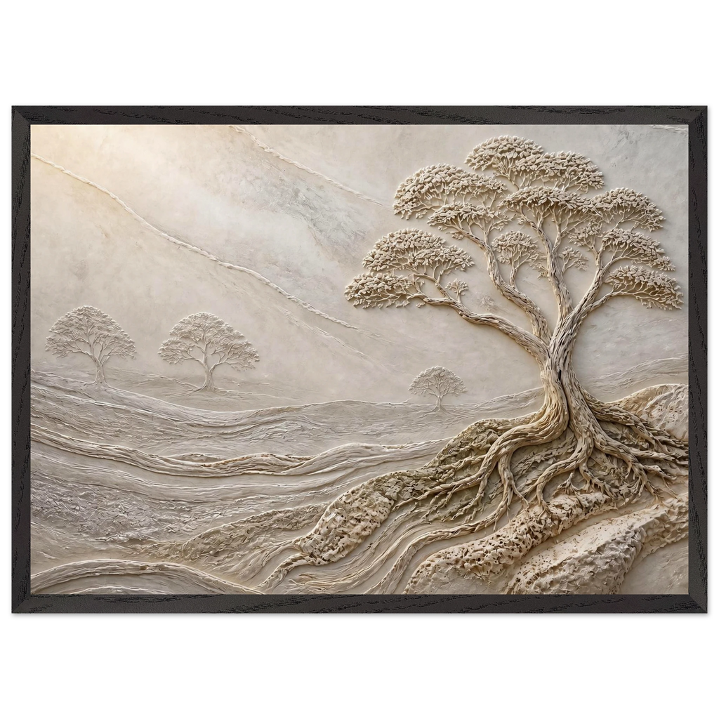 Old Growth: petra and herbarium. Framed fine art print by The Light Stays.