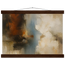 Golden Night, moon and night. Archival fine art poster shown framed.