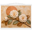 Camellia Eclipse, flowers and botanical. Archival fine art poster shown framed.