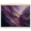 Violet Infinity: moon and night. Fine art poster by The Light Stays.