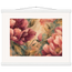 Crimson Peonies: flowers and botanical. Fine art poster by The Light Stays.