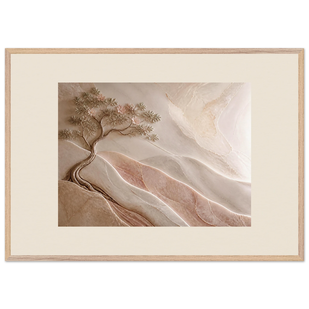 Stone Dawn: petra and siena. Museum-quality framed fine art print.