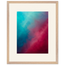 Wine Hour: gradient, dusk and deep color. Museum-quality framed fine art print.