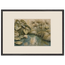 Papyrus Pond: lake, papyrus and serene greens. Framed fine art print by The Light Stays.