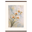 Porcelain Orchid: flowers and botanical. Fine art poster, alternate frame and size.