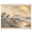 Golden Moon Bird: japanese art and japandi. Fine art poster by The Light Stays.