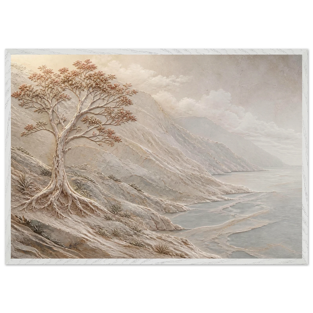 Coral Headland: sea and coastal landscape. Framed fine art print by The Light Stays.