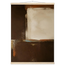 Terracotta Diptych, Panel II of II: two panels, terracotta and cream. Museum-quality fine art poster.