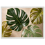 Four Greens: leaves, vivid green and impasto. Framed fine art print by The Light Stays.