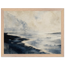 Tidal Ink: sea and coastal landscape. Framed fine art print, alternate frame and size.