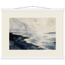 Tidal Ink: sea and coastal landscape. Museum-quality fine art poster.