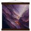 Violet Infinity: moon and night. Fine art poster by The Light Stays.