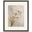 Porcelain Orchid: flowers and botanical. Framed fine art print, alternate frame and size.