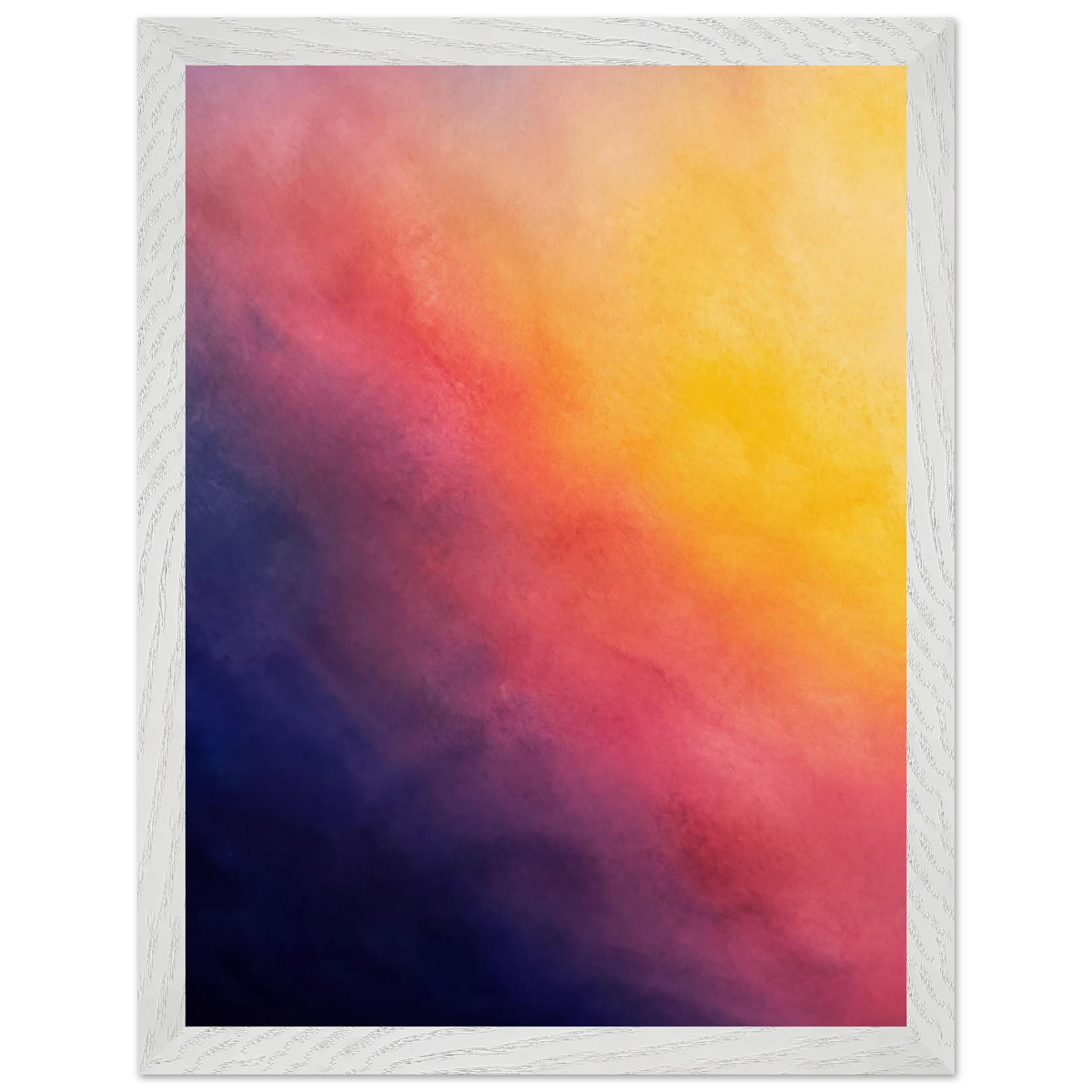 Turquoise and Gold: gradient, night and morning. Museum-quality framed fine art print.