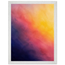 Turquoise and Gold: gradient, night and morning. Museum-quality framed fine art print.