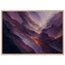 Violet Infinity, moon and night. Archival framed fine art print shown framed.