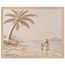 First Tide: sea and coastal landscape. Framed fine art print, alternate frame and size.