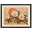 Camellia Eclipse: flowers and botanical. Framed fine art print.