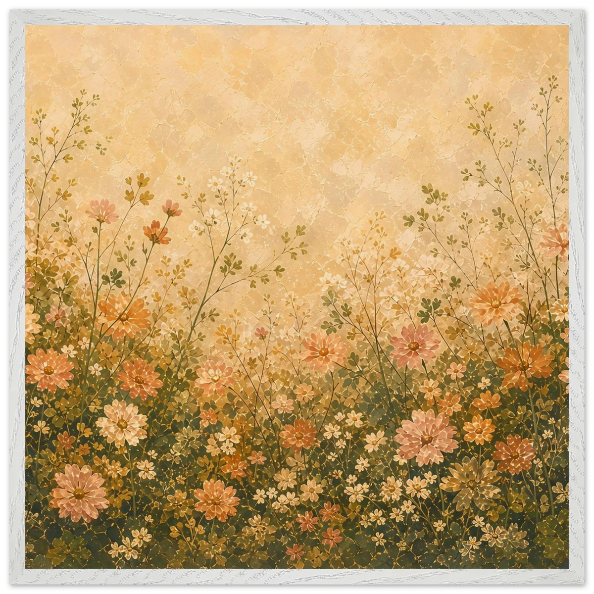 Petal Garden: flowers, botanical and abundance. Framed fine art print by The Light Stays.