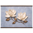 Bronze Magnolia: flowers and botanical. Fine art poster, alternate frame and size.