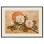 Camellia Eclipse: flowers and botanical. Framed fine art print, alternate frame and size.