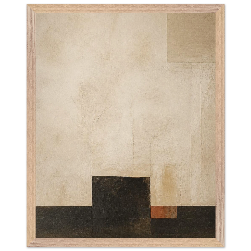 Magnolia Arc: flowers and botanical. Framed fine art print, alternate frame and size.