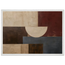 Blocos de Vinho, quadro abstrato emoldurado da The Light Stays.