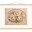 Peonies in Stone: flowers and botanical. Museum-quality fine art poster.