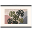 Monstera Sun, botanical and nature. Archival fine art poster shown framed.