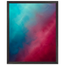 Wine Hour: gradient, dusk and deep color. Framed fine art print, alternate frame and size.