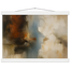 Golden Night: moon and night. Fine art poster, alternate frame and size.