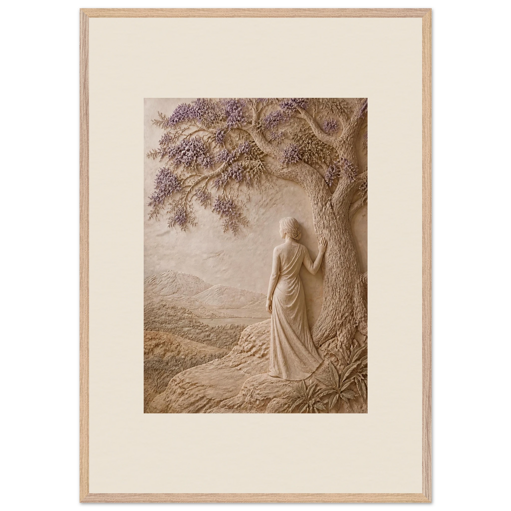 Old Friend, petra and herbarium. Archival framed fine art print shown framed.