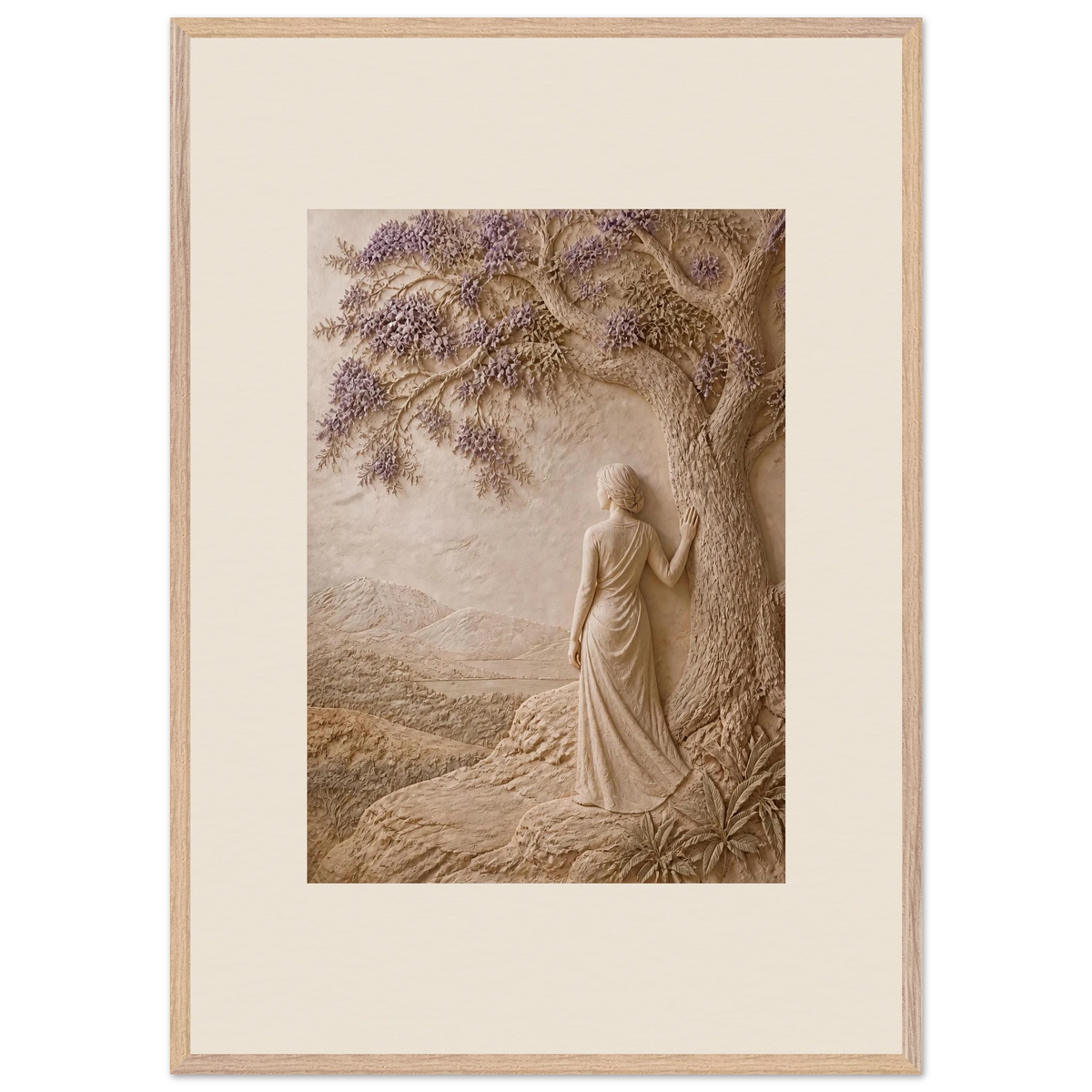 Old Friend, petra and herbarium. Archival framed fine art print shown framed.
