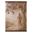 Old Friend: impasto, figure and companion tree. Fine art poster, alternate frame and size.