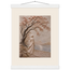 Spring Walk: impasto, lake and blossoming tree. Fine art poster by The Light Stays.